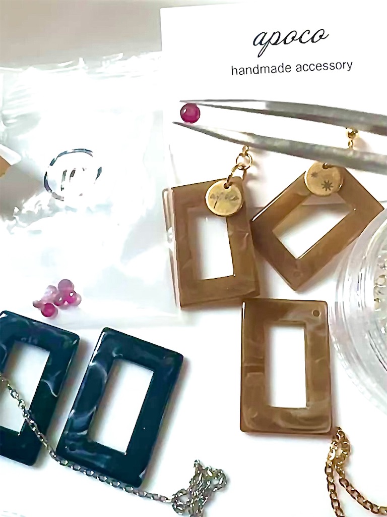悩んで悩んでやっとここまで…秋の新作② - apoco〜handmade accessoryのアトリエ話