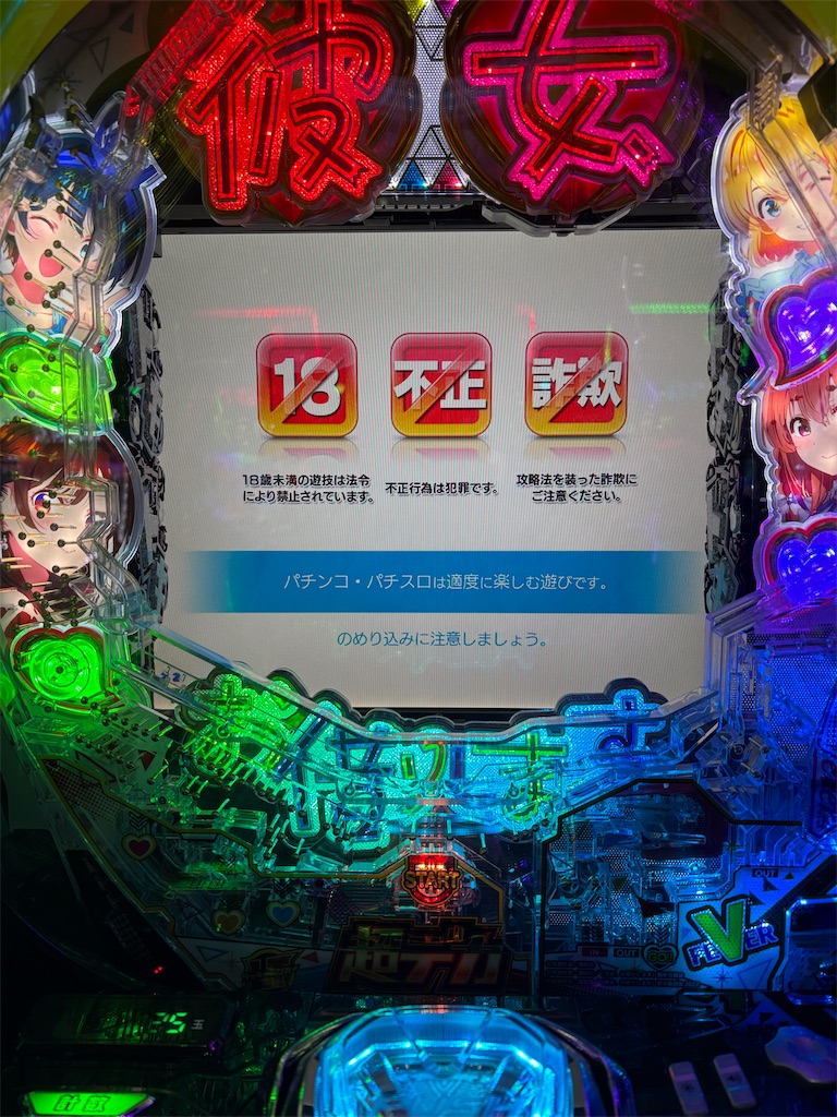 パチ稼働日記25/6/2 eフィーバー彼女、お借りしますを打ってみた