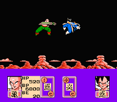 「強襲サイヤ人」のゲーム画面です