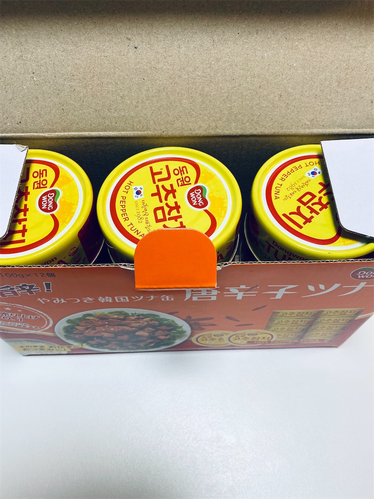 コストコ】最近のヒット！やみつき韓国産の唐辛子ツナ缶 - アップル