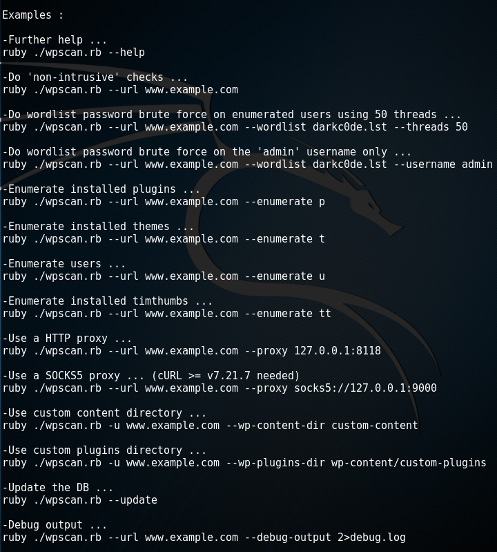 wordlist darkc0de.lst
