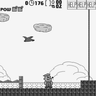 Gb ポパイ2 図太い腕で敵とブロックをガンガン破壊 あれはいいものだ