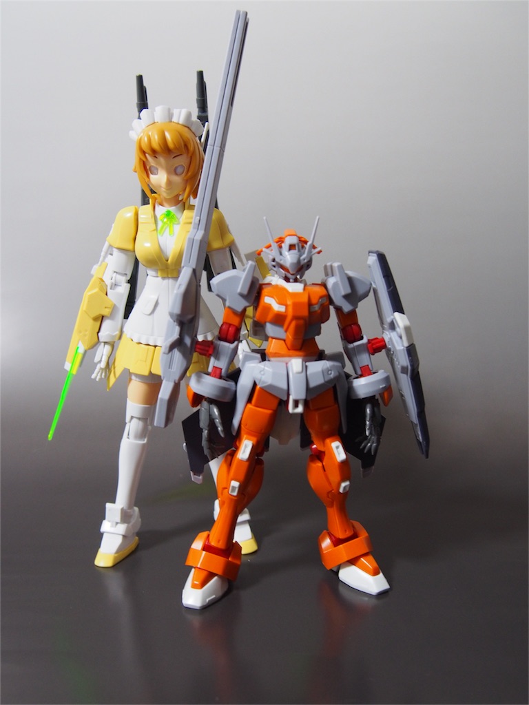f:id:apyapon:20151109230543j:image 1/144 HGBF すーぱーふみな レビュー (素組/部分塗装)