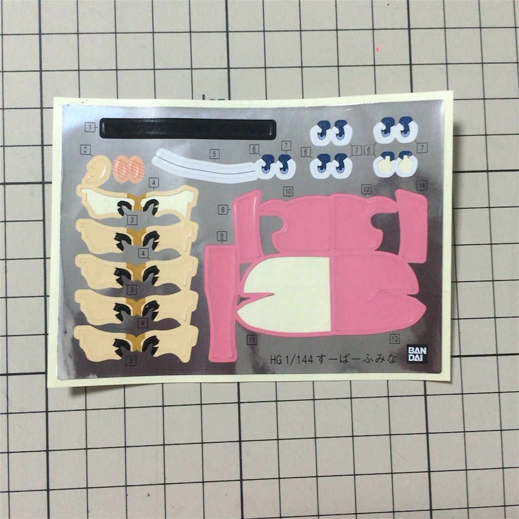 f:id:apyapon:20151109231025j:image 1/144 HGBF すーぱーふみな レビュー (素組/部分塗装)