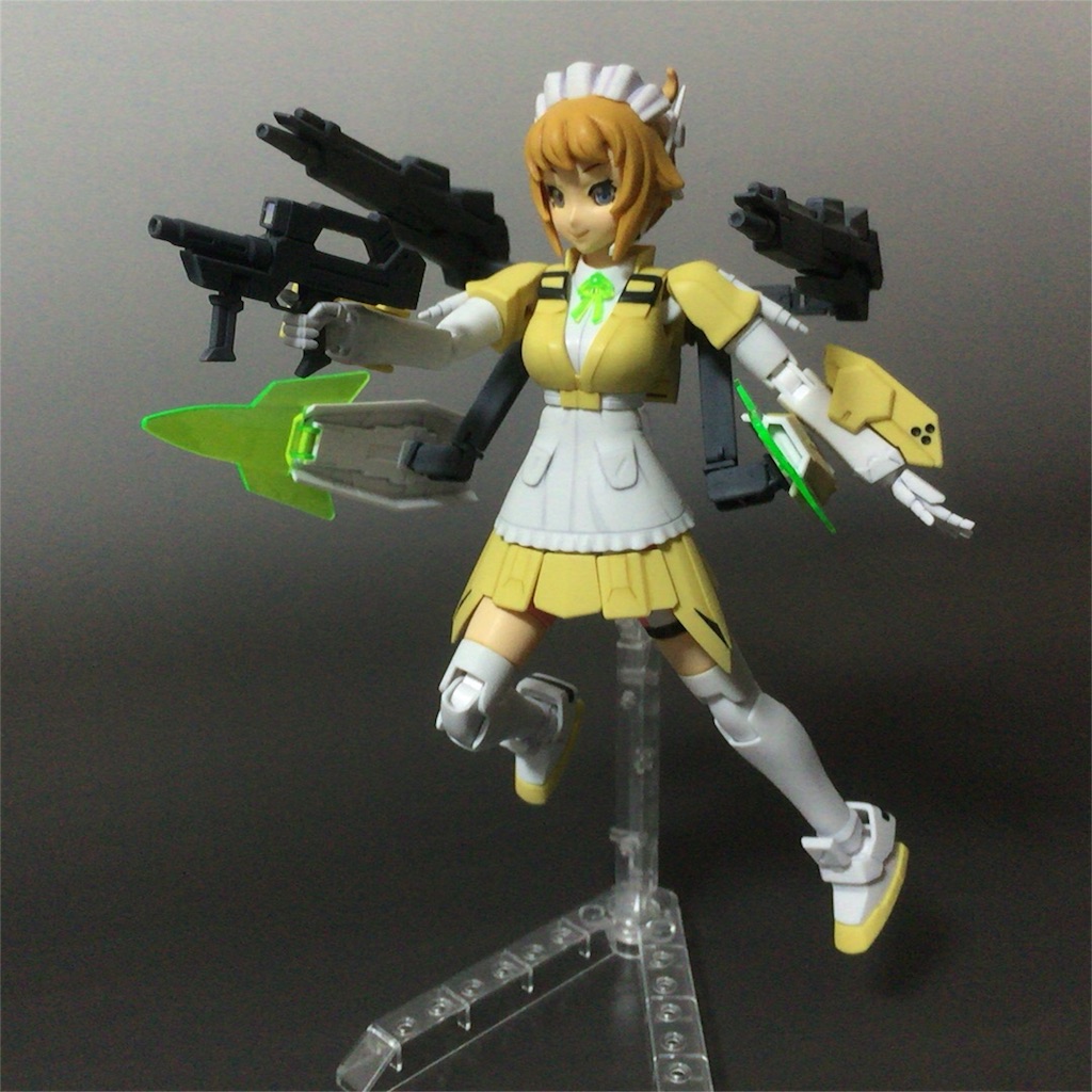 f:id:apyapon:20151109235948j:image 1/144 HGBF すーぱーふみな レビュー (素組/部分塗装)