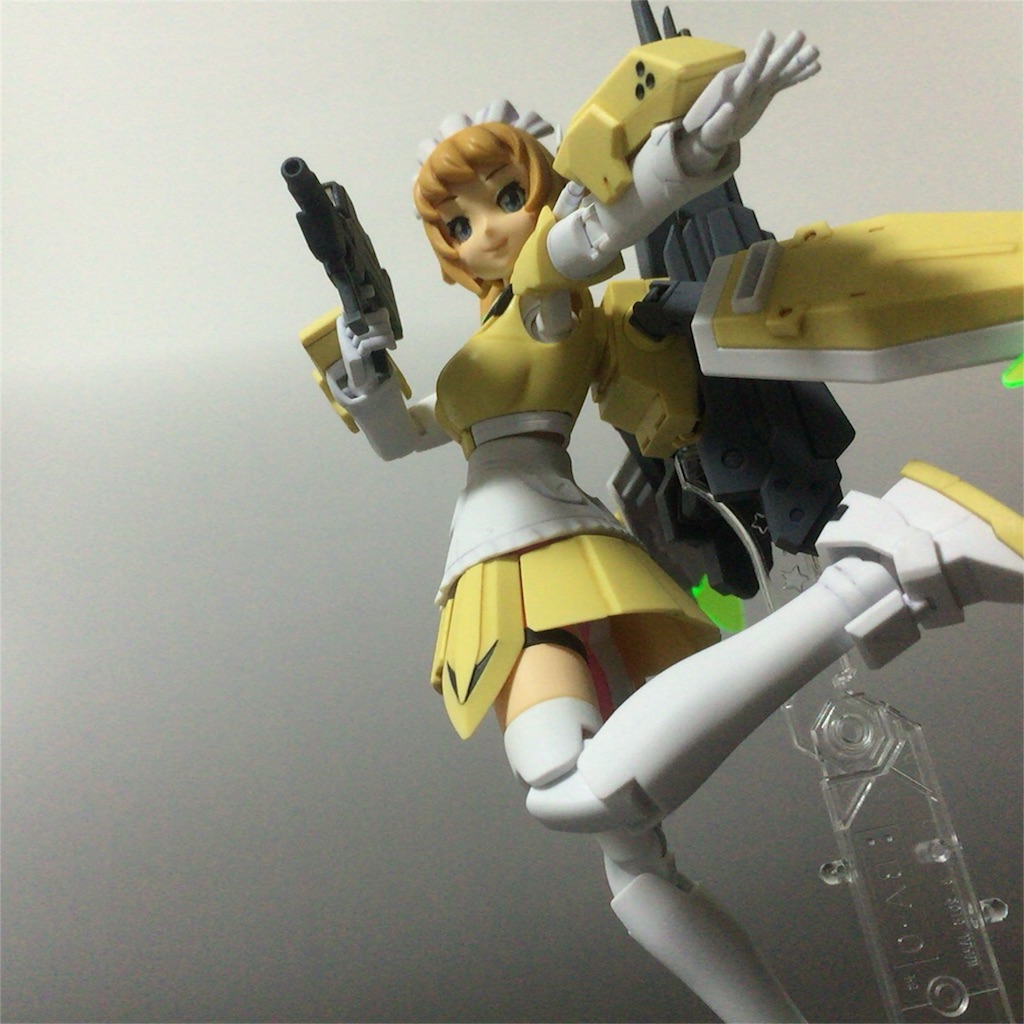 f:id:apyapon:20151110000225j:image 1/144 HGBF すーぱーふみな レビュー (素組/部分塗装)