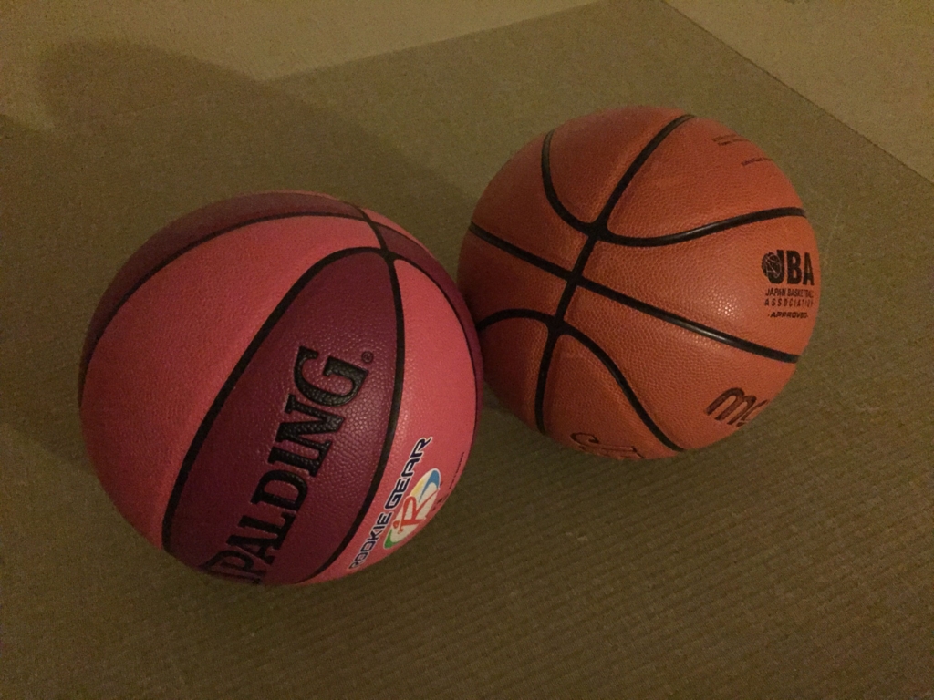 2種類のバスケットボール