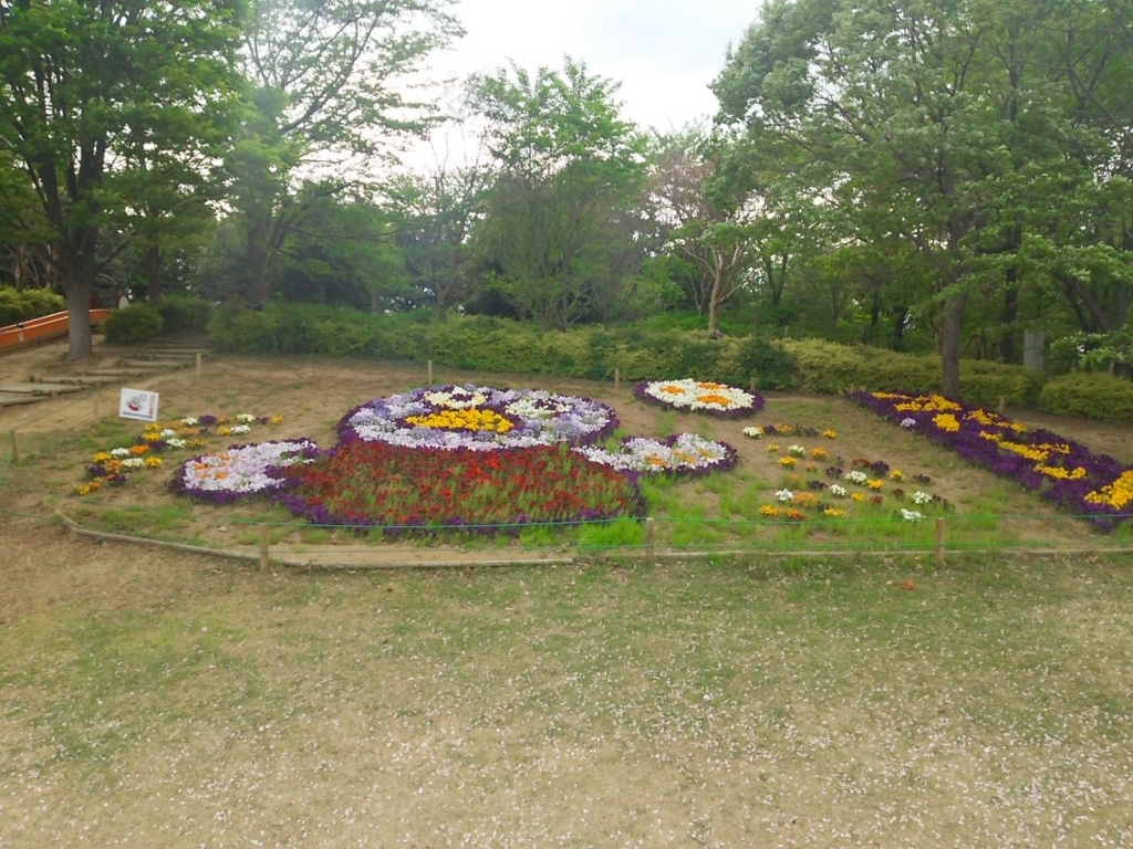 埼玉スタジアム2002公園 コバトン 花壇 埼玉スタジアム2002公園 コバトン 花壇