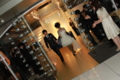 [091128日航東京結婚式後][パーティー途中でお台][夜景の集合写真]