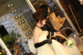 [091128日航東京結婚式後][パーティー途中でお台][夜景の集合写真]