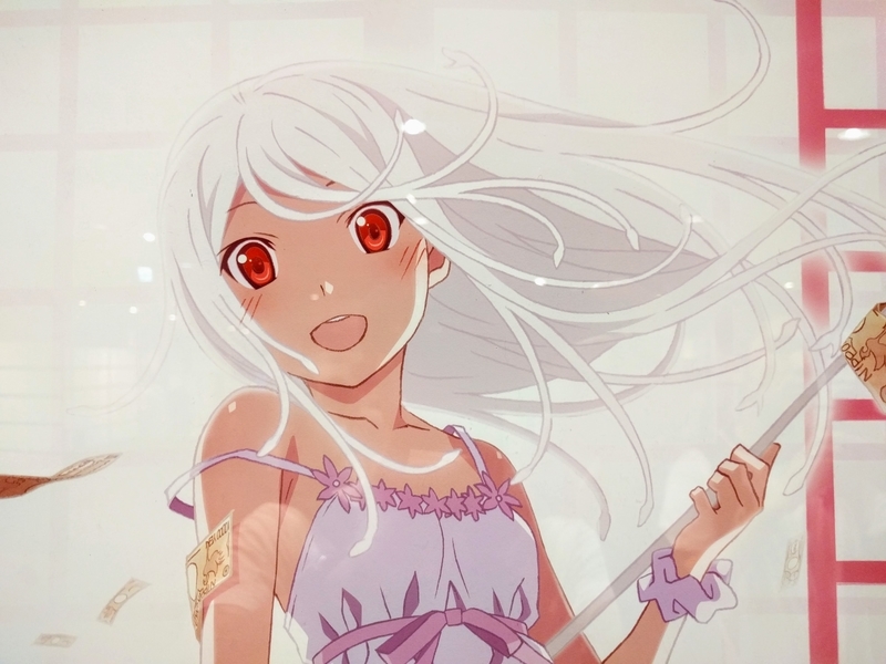 千石撫子の神バージョンのキービジュアルイラスト