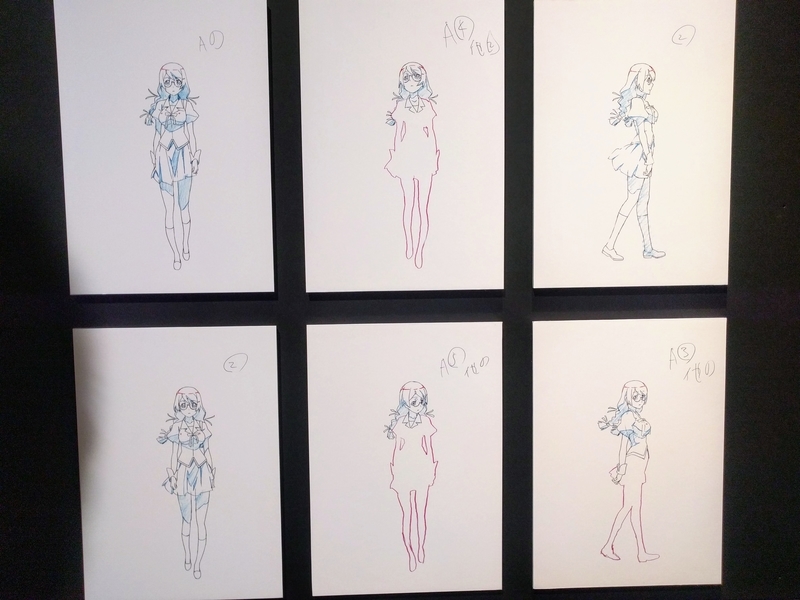 猫物語(黒)・つばさファミリーのOP原画