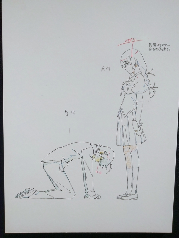 猫物語(黒)・つばさファミリーのOP原画