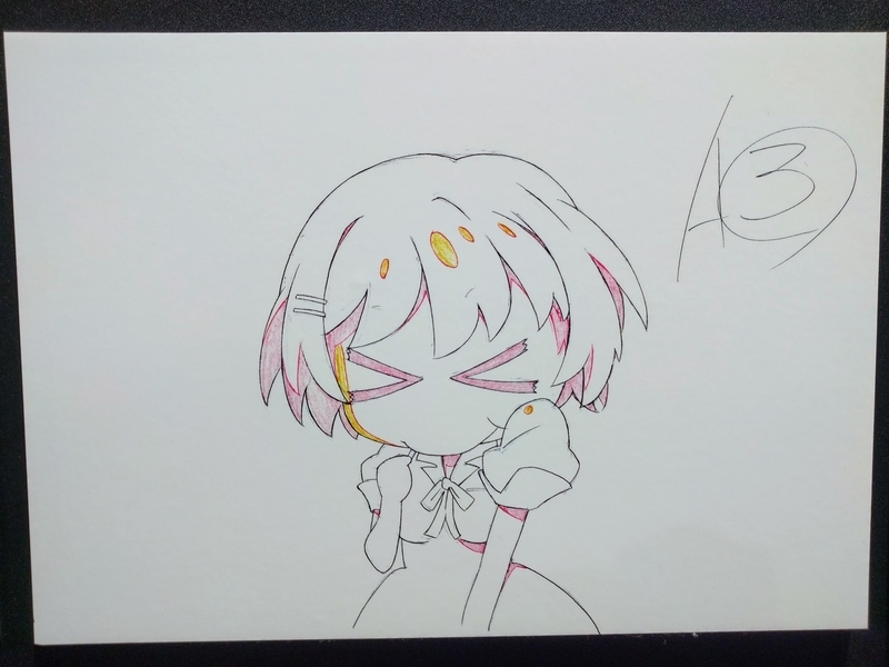 猫物語(白)・つばさタイガーのOP原画原画