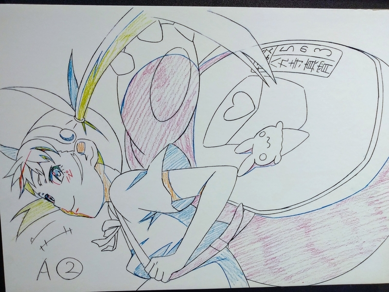傾物語・まよいキョンシーのOP原画原画