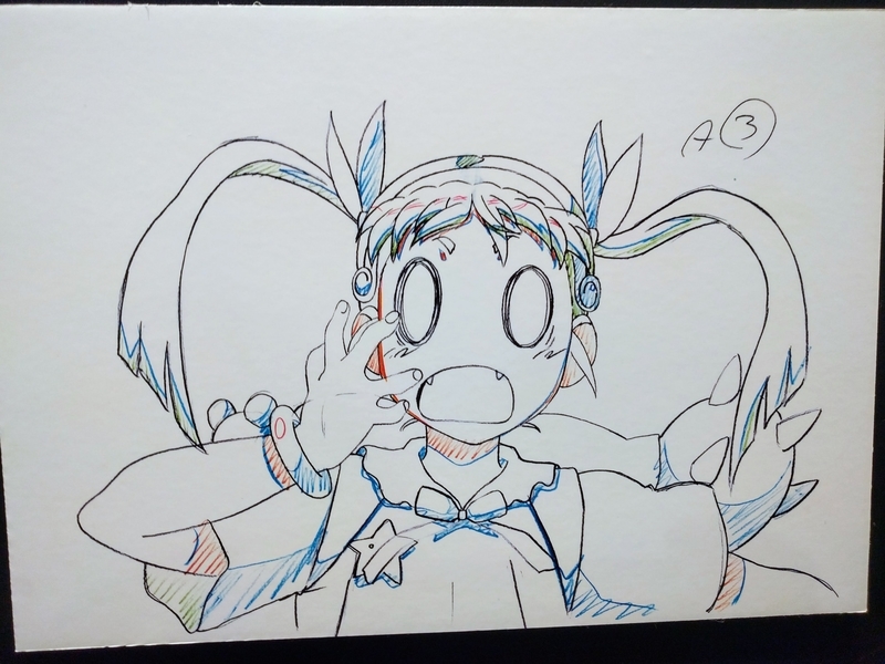 傾物語・まよいキョンシーのOP原画原画