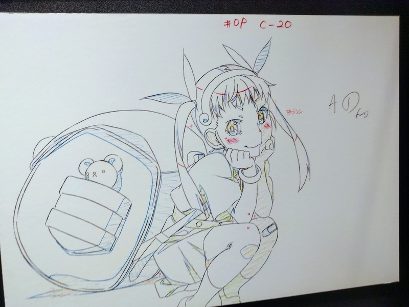 傾物語・まよいキョンシーのOP原画原画