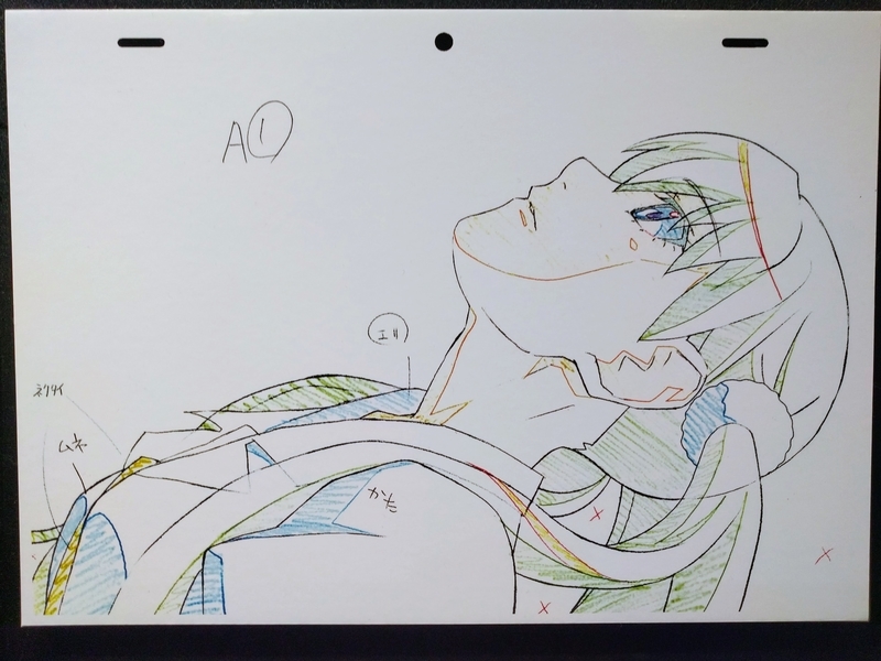 終物語・そだちリドルのOP原画