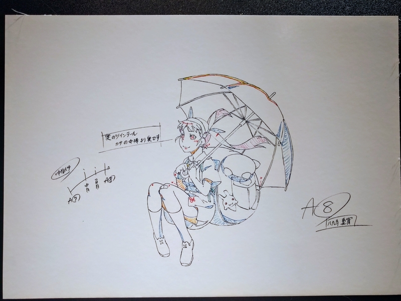 終物語・まよいヘルのOP原画