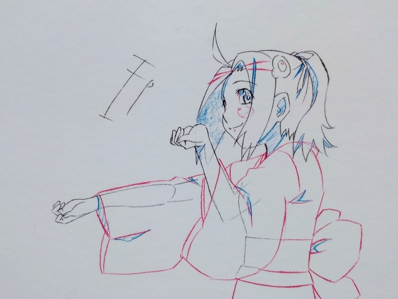 偽物語・つきひフェニックスのOP原画