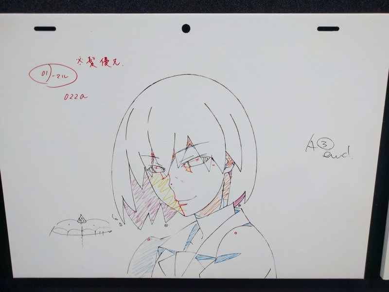 終物語・おうぎフォーミュラのOP原画