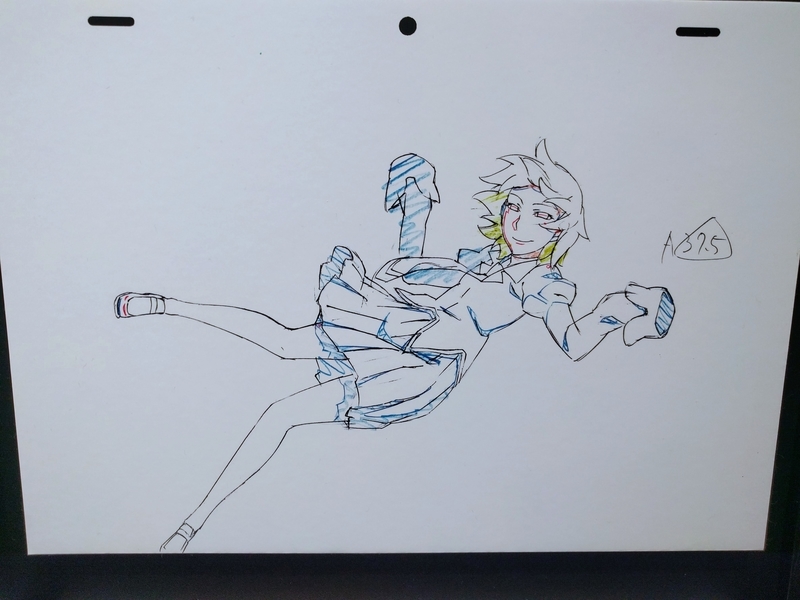 終物語・おうぎフォーミュラのOP原画