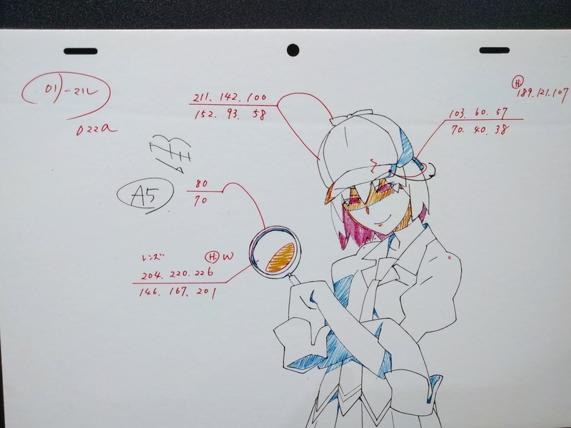 終物語・おうぎフォーミュラのOP原画
