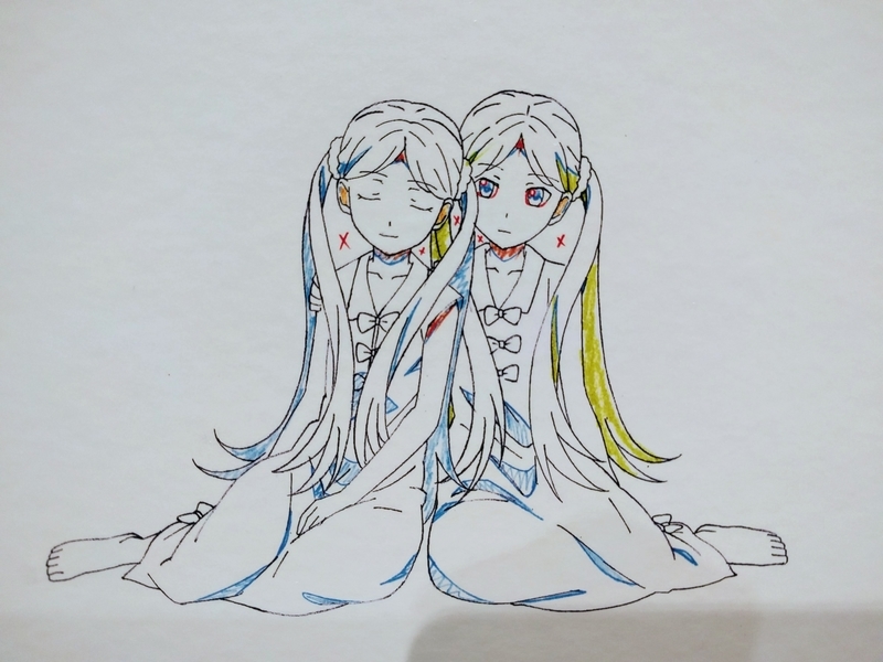 終物語・そだちロストのOP原画
