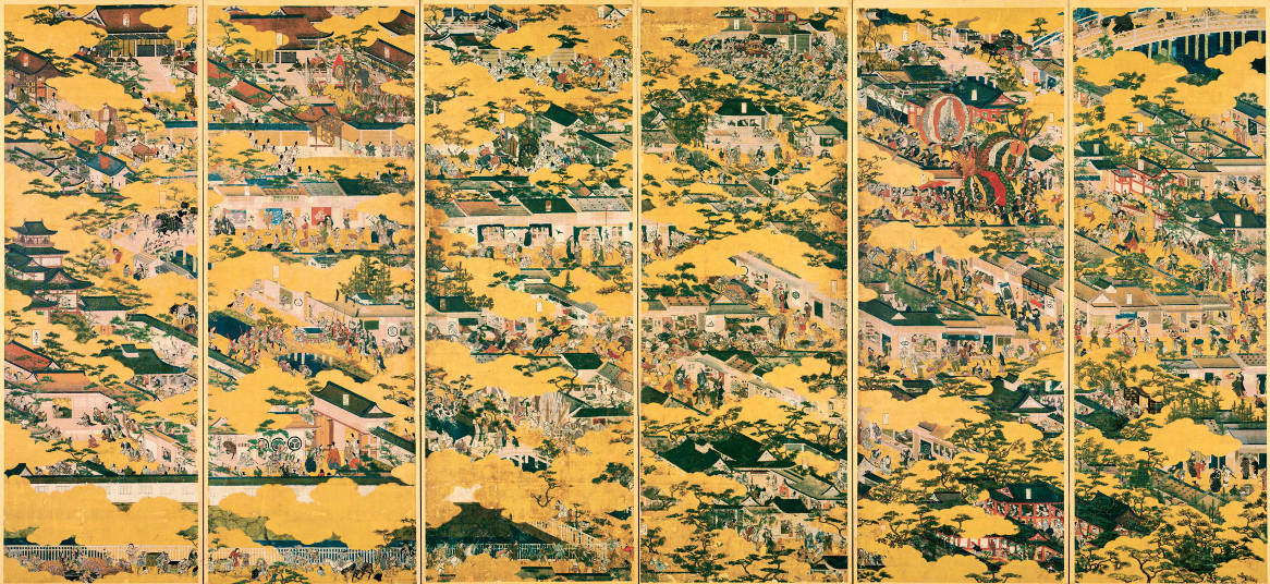 岩佐又兵衛『洛中洛外図屏風（舟木本）』