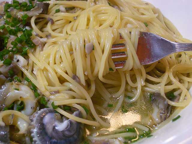 史上初 ながらみ キサゴ のパスタ 空腹時に見てはいけないブログ