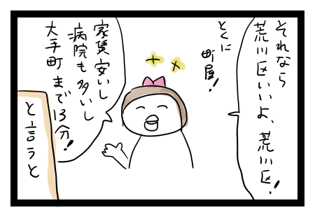 荒川区に住んでます