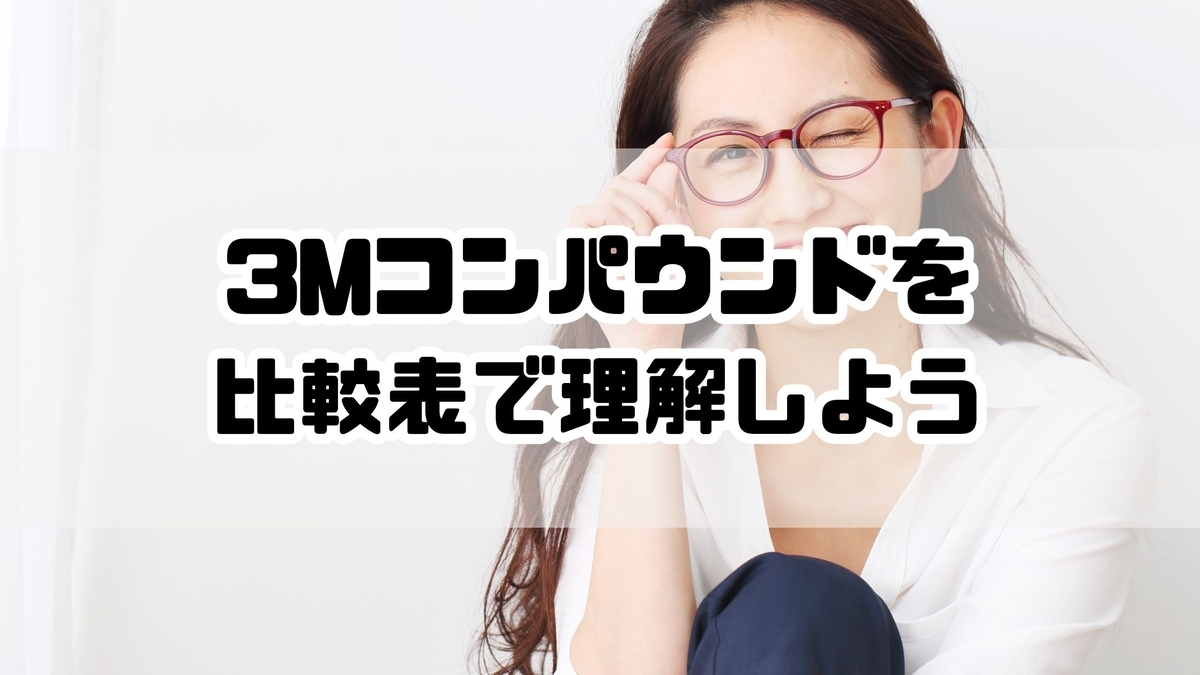 3Mコンパウンド徹底比較表！番手一覧と失敗しないプロの研磨工程