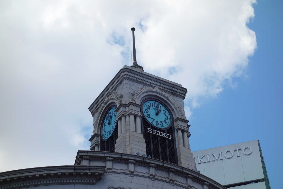 時計塔のある風景 銀座 和光本館 嵐 ゴルフ ミステリーの日々２