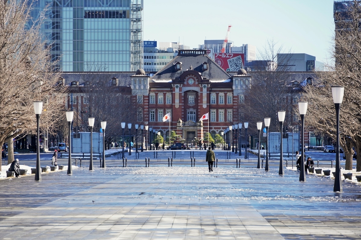 東京の雪景色 行幸通り 東京駅丸の内駅舎 嵐 ゴルフ ミステリーの日々2 東京の雪景色 行幸通り 東京駅丸の内駅舎 嵐 ゴルフ ミステリーの日々2