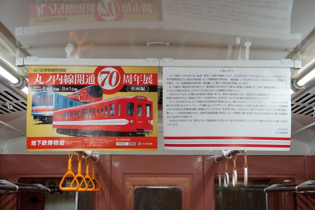 地下鉄博物館特別展『丸ノ内線開通70周年展③』at東京メトロ東西