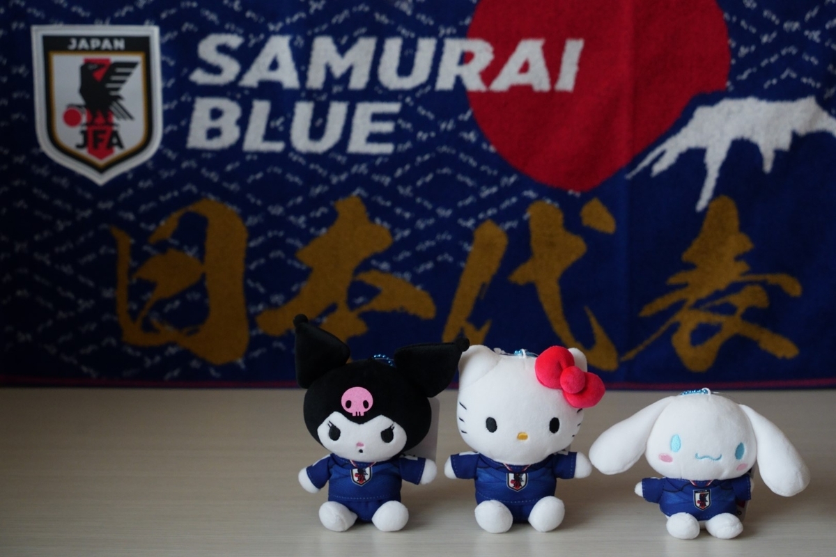 サムライブルー応援①サンリオキャラクターズ サッカー日本代表Ver