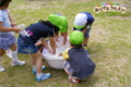 サツマイモ水やり（秋田県秋田市の楽しい幼稚園　新屋幼稚園）