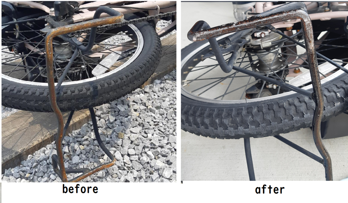 自転車 コンクリート サビ 防止