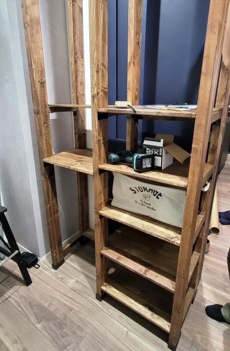 洗面所の棚を2×4材でDIY【作り方と費用編】 - architecterの建物わっしょい