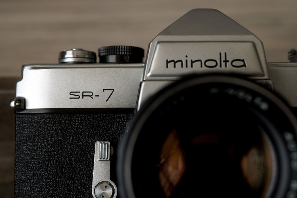 ★フィルムカメラ入門★minolta sr-7★緑のロッコールレンズf1.4