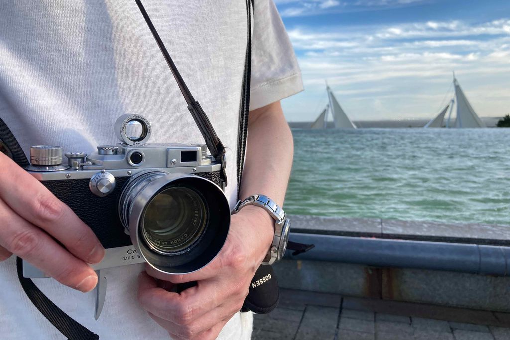 Canon IV SbとCanon 50mm f1.8とRAPID WINDERで葛西臨海水族園を撮っ