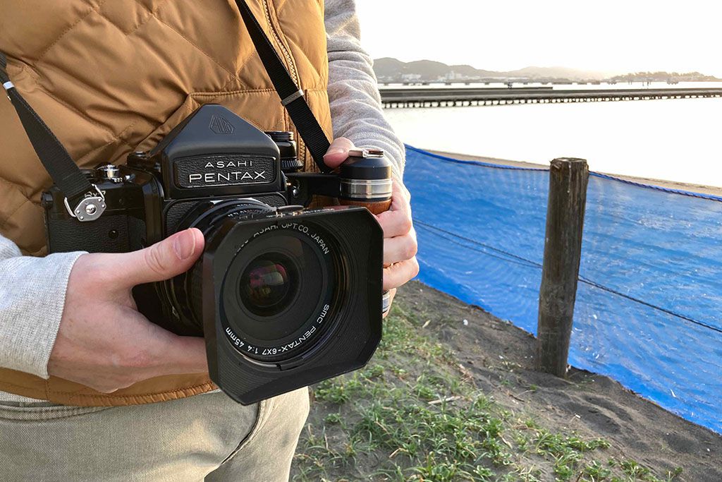 PENTAX6x7とsmc PENTAX-6x7 45mm f4にリバーサルフィルム