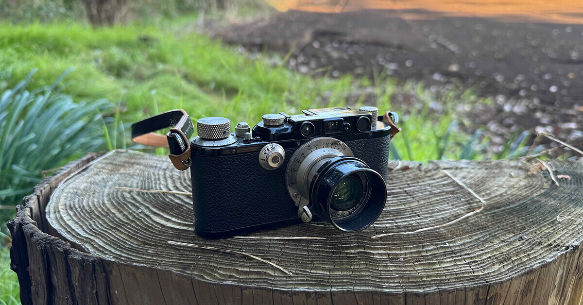 バルナックライカ【Leica IIIg × Elmar 5cm f3.5セット】 バルナックライカDIIIとElmar 5cm f3.5にモノクロフィルムで