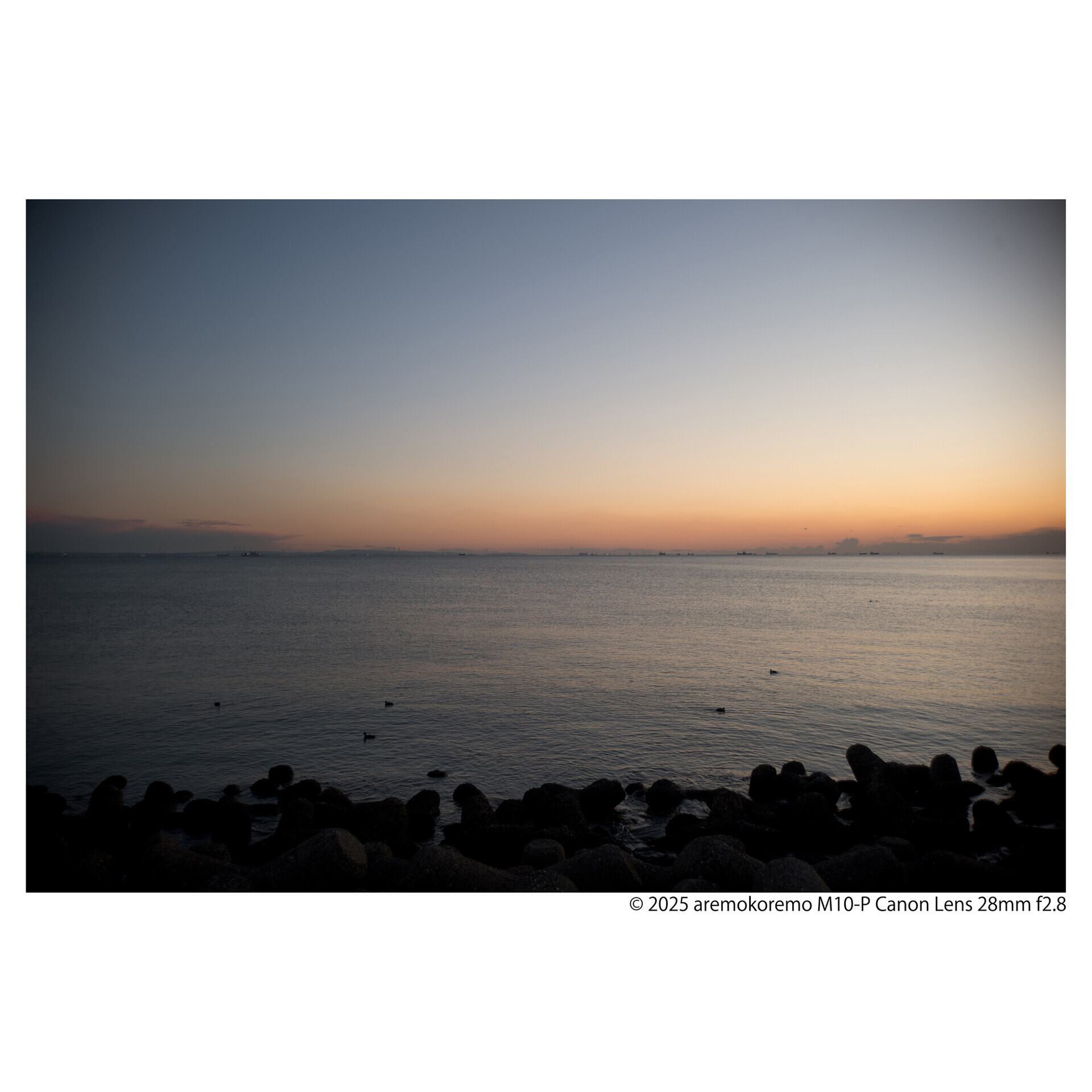 M10-PとCanon Lens 28mm f2.8(L)で習志野市の茜浜を撮ってきた