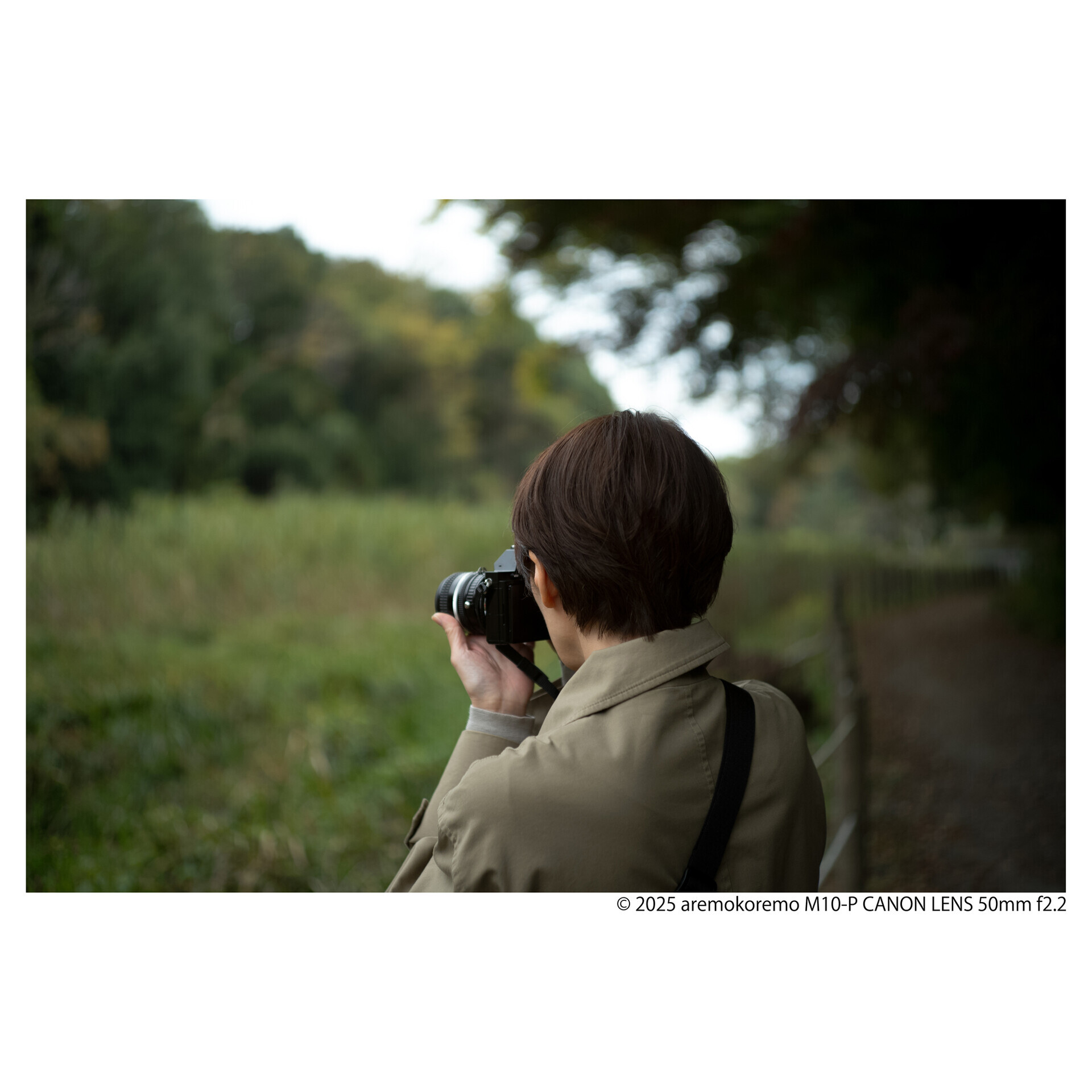 M10-PとCANON LENS 50mm f2.2で市川市の大町公園（観賞植物園）を撮っ