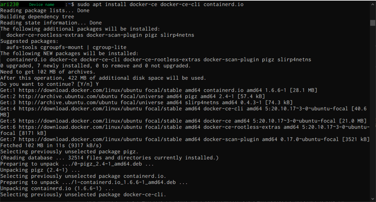 旧コマンドによるDcokerエンジンインストール(参考)