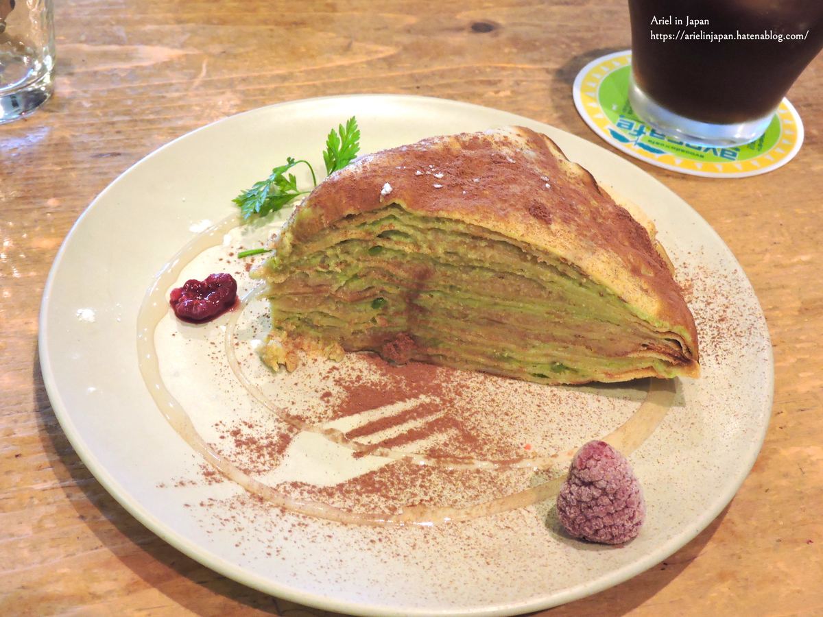 アボカフェ モンブランアボカドクリームのミルクレープ