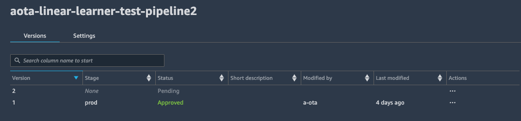 新しいモデルが登録された
