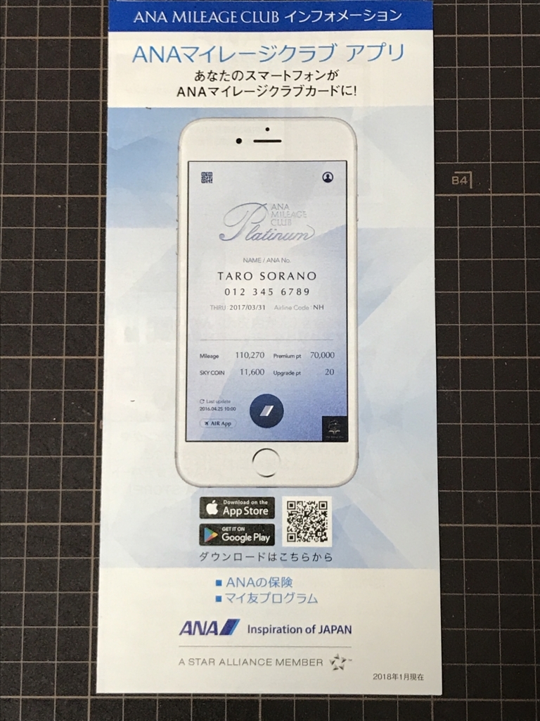 ANAマイレージクラブから手紙が届きました(^^) - 陸マイラーになって、イタリア行くぞ！！！