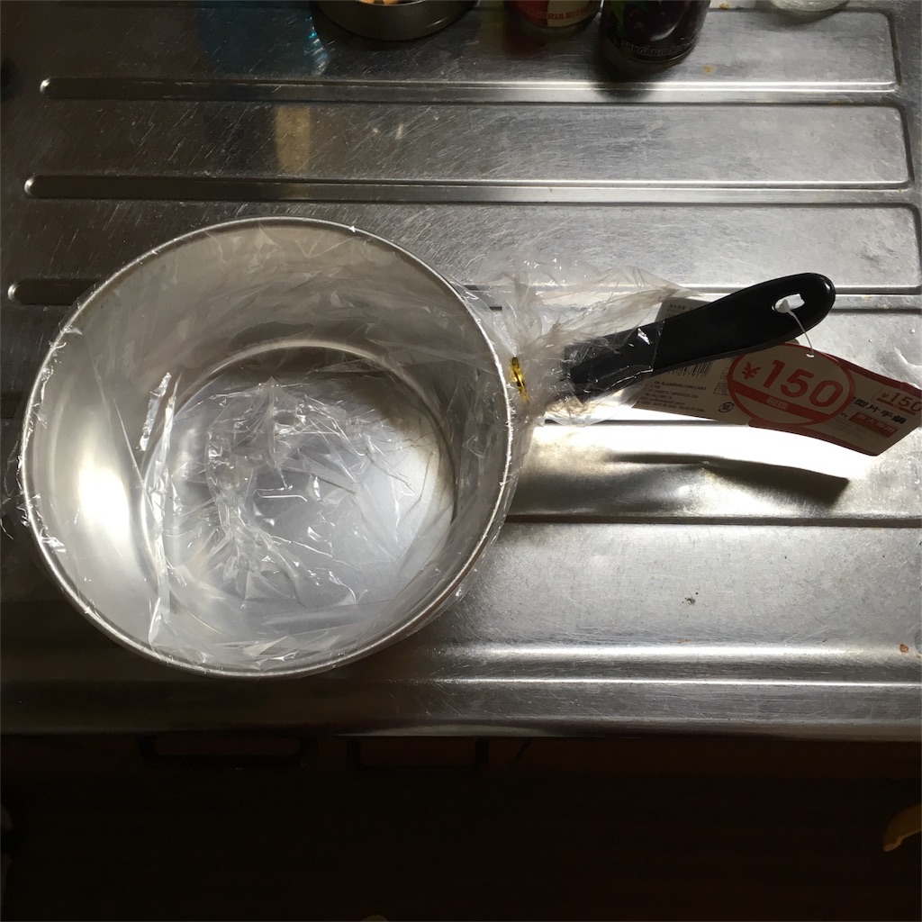 溶けた蝋を再利用してロウソクを作った 手製のなにがし